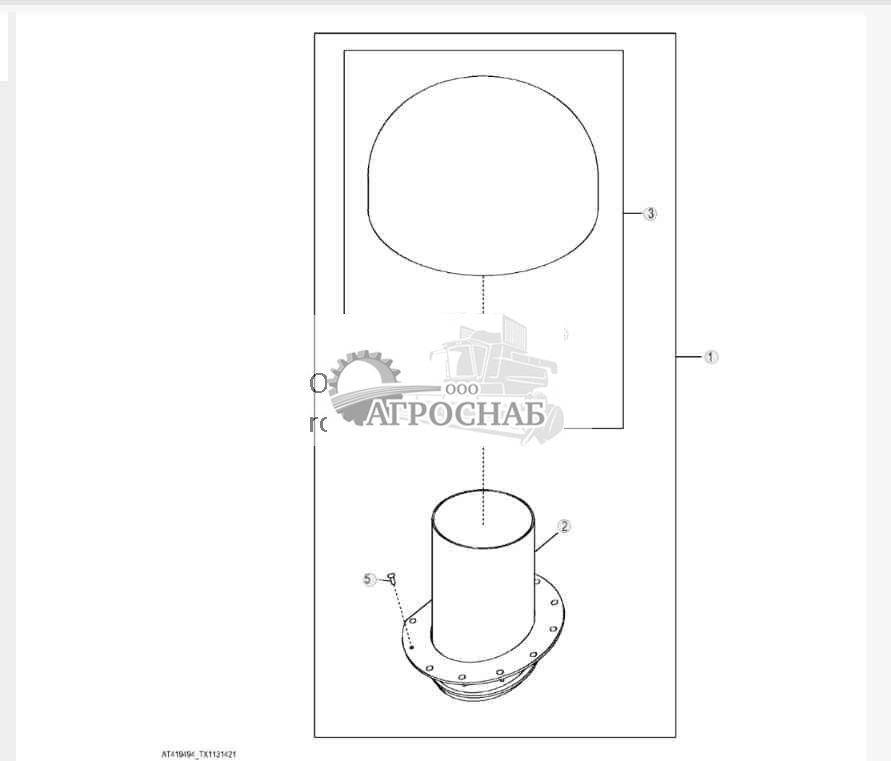 Комплект предварительного очистителя двигателя 